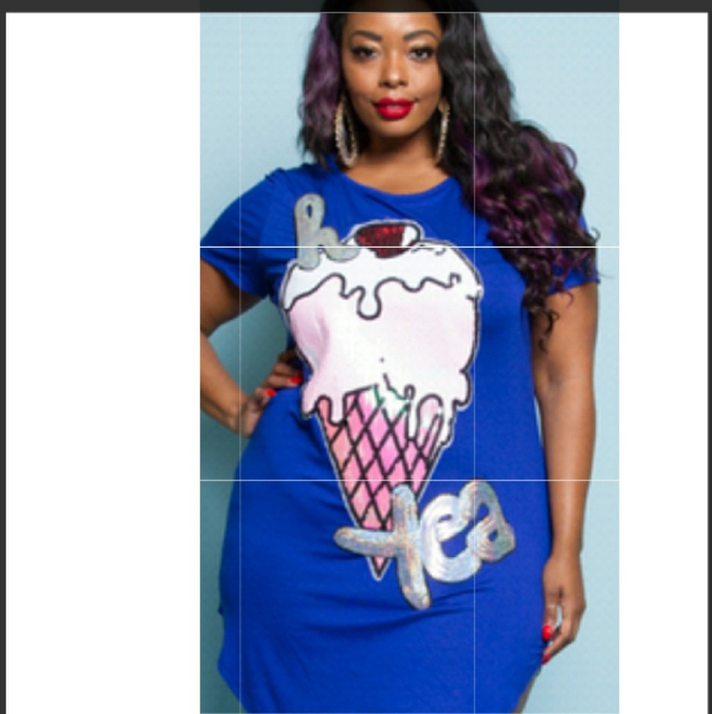 Sequence ice cream shirt dress🆕😍